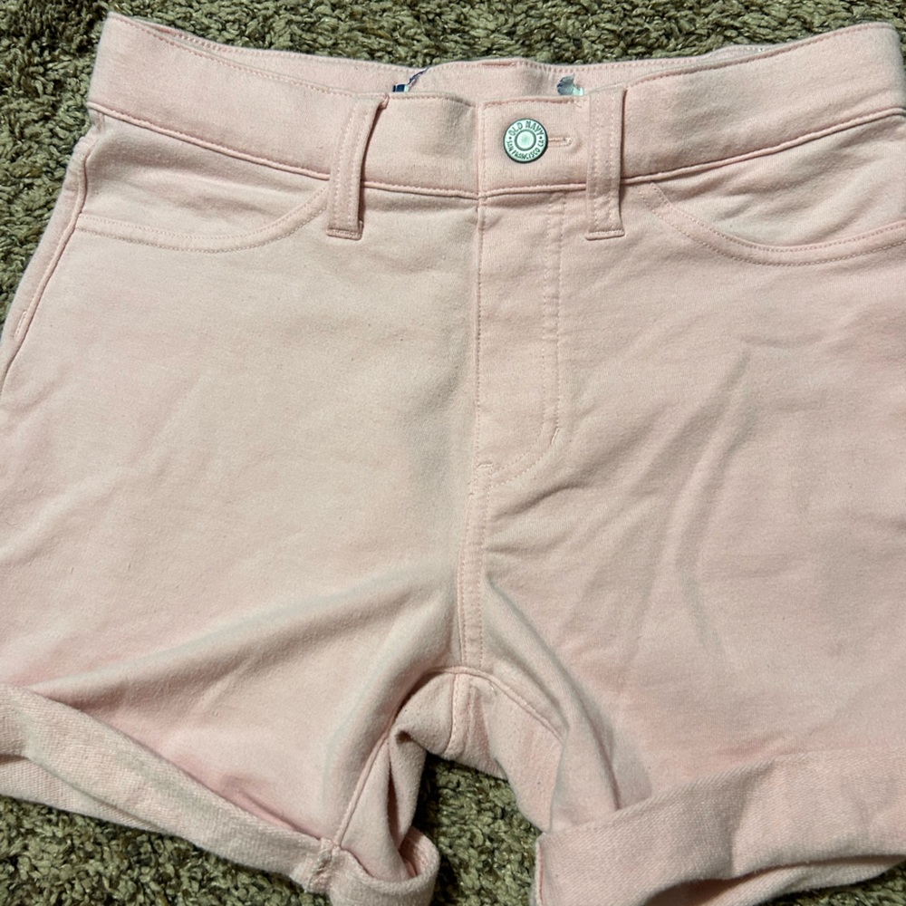 Pink old navy stretch shorts size large